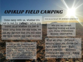 Opiklip Wild Camping